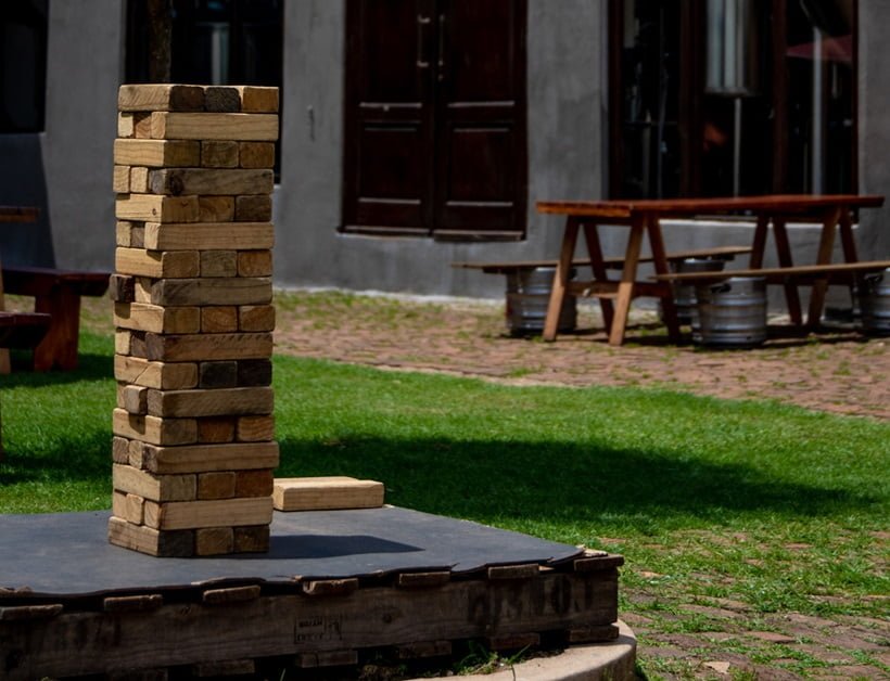 best camp games, lawn jenga