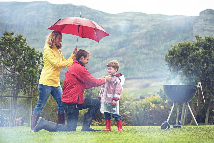 camping in the rain tips