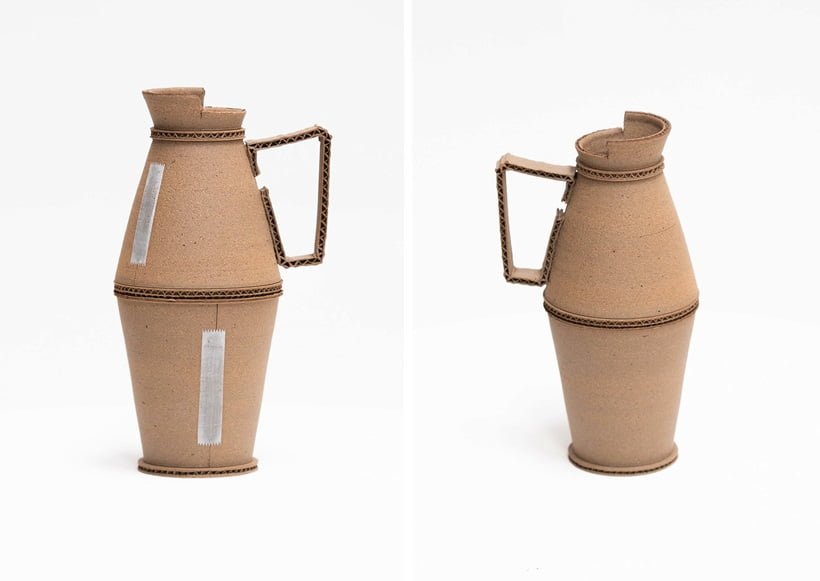 cardboard pitcher