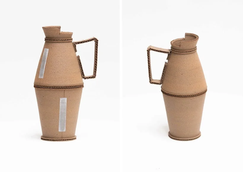 cardboard pitcher
