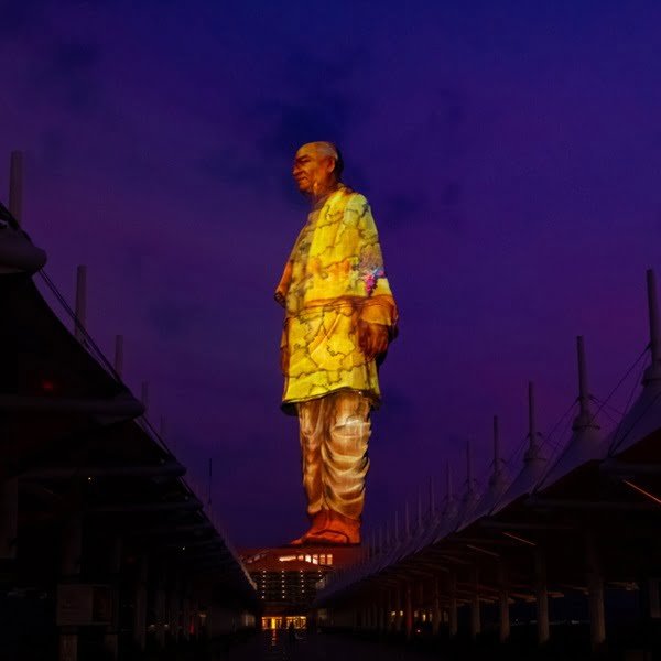 The statue of unity in India is the one you are looking for. The giant statue was built for the Iron Man of India, Sardar Vallabhbhai Patel.