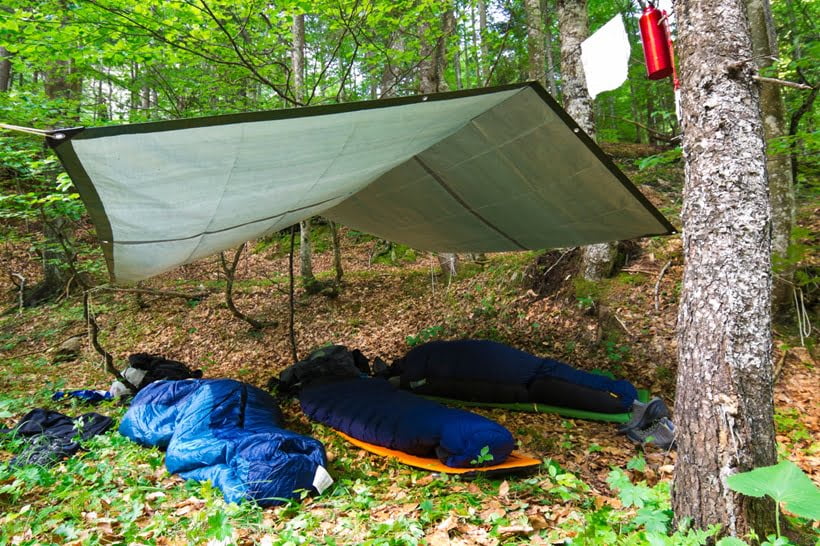 camping in the spring