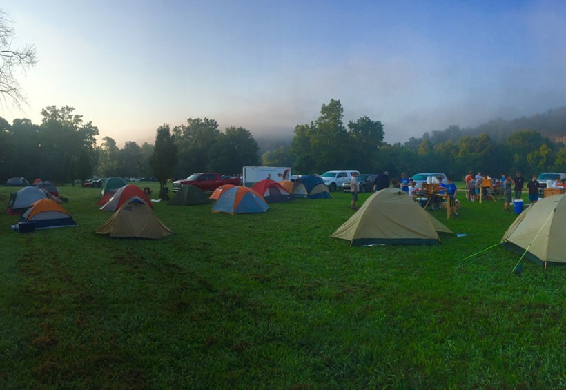 safe campsite
