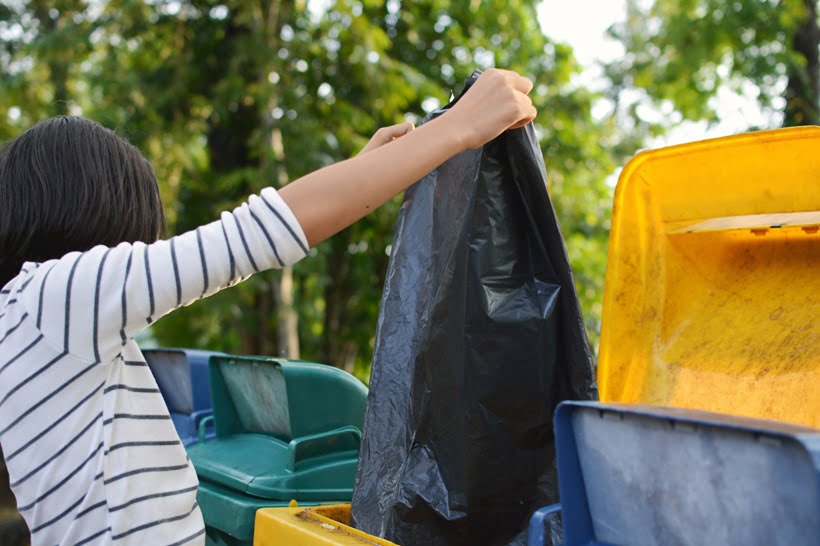 keep your trash away while camping