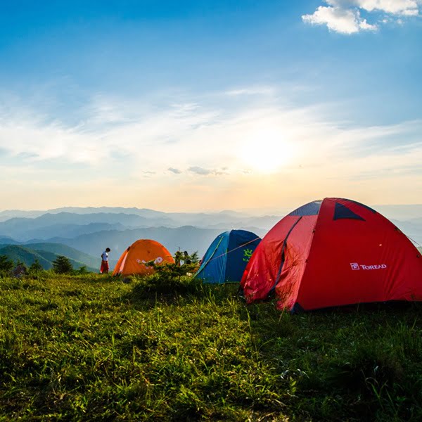 A dome tent is a popular and durable type of camping shelter characterized by its rounded, dome-like shapes.