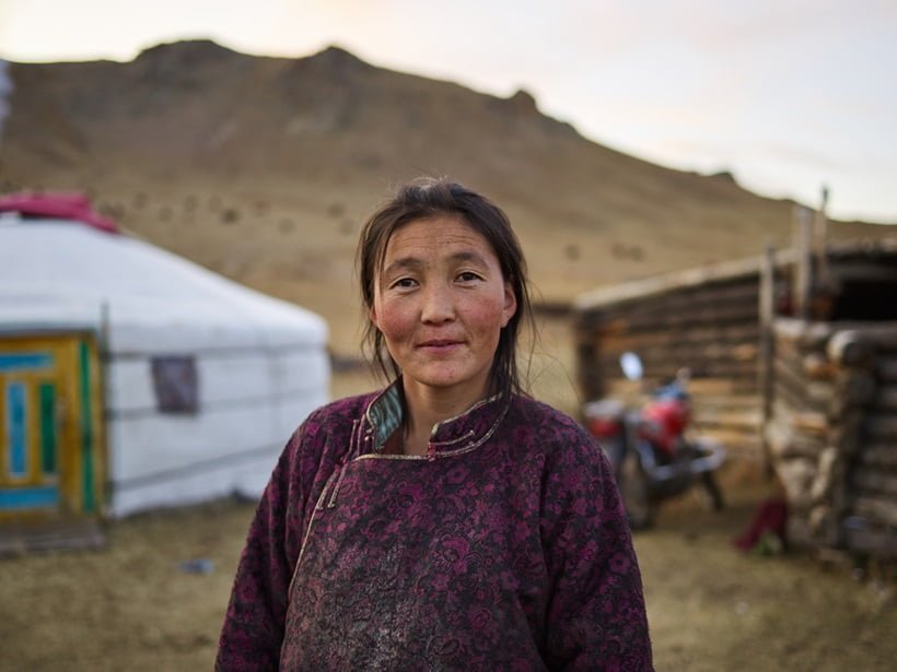 Mongolian woman