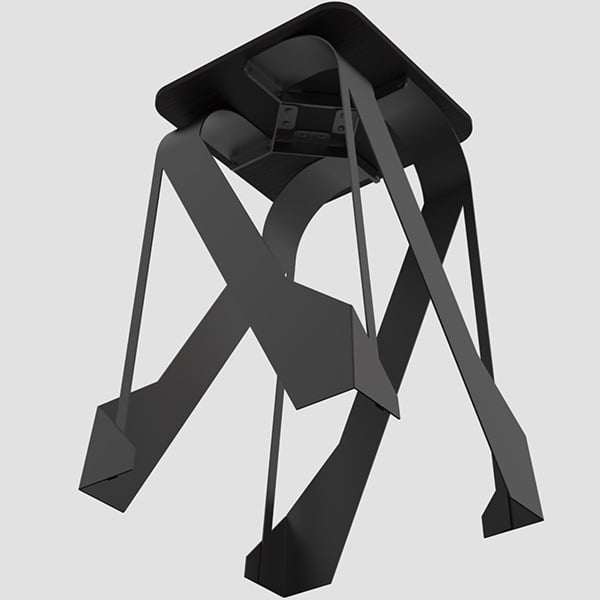 No one can be sure if Riley Mackay got inspiration from the movie franchise. But what we know is the metal stool is just stunning.