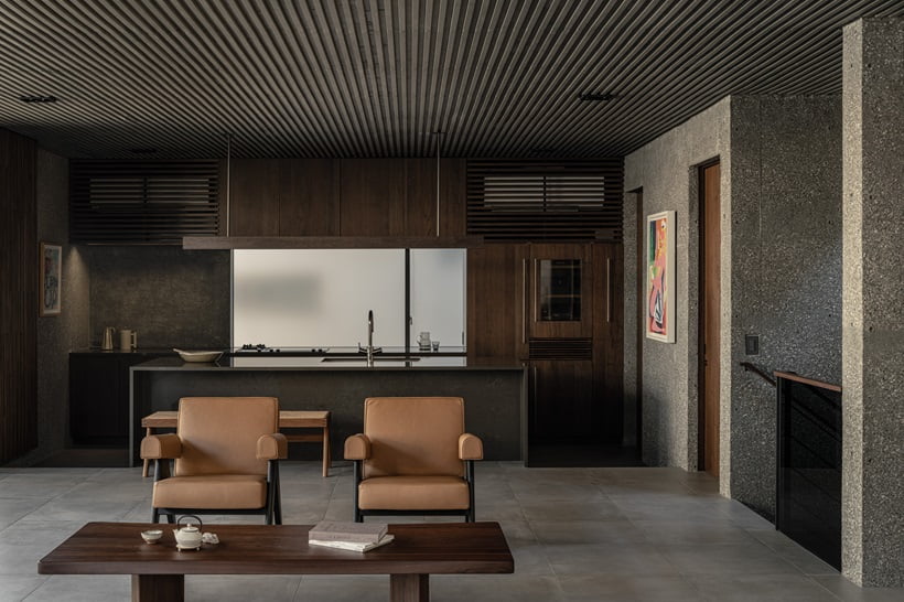 dining room of the House in Aoyama
