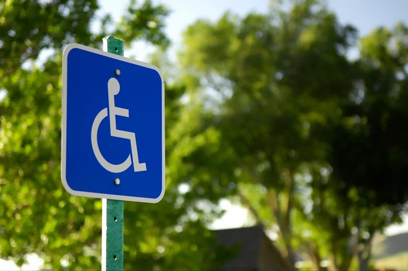 disabled parking sign