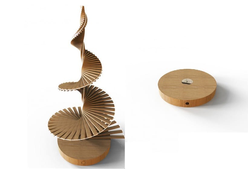 One such innovative creation is Francesca Taddei's ChristmaSpiral Christmas tree, an Iron Design Award winner in 2016-2017.