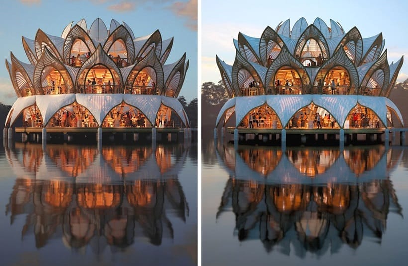 lake side restaurant design