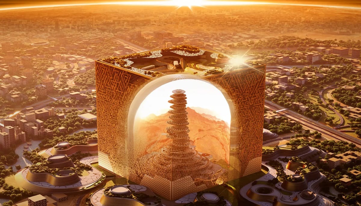 Saudi Arabia has a project named the Mukaab. This project is set to redefine architectural boundaries as the world’s largest structure.