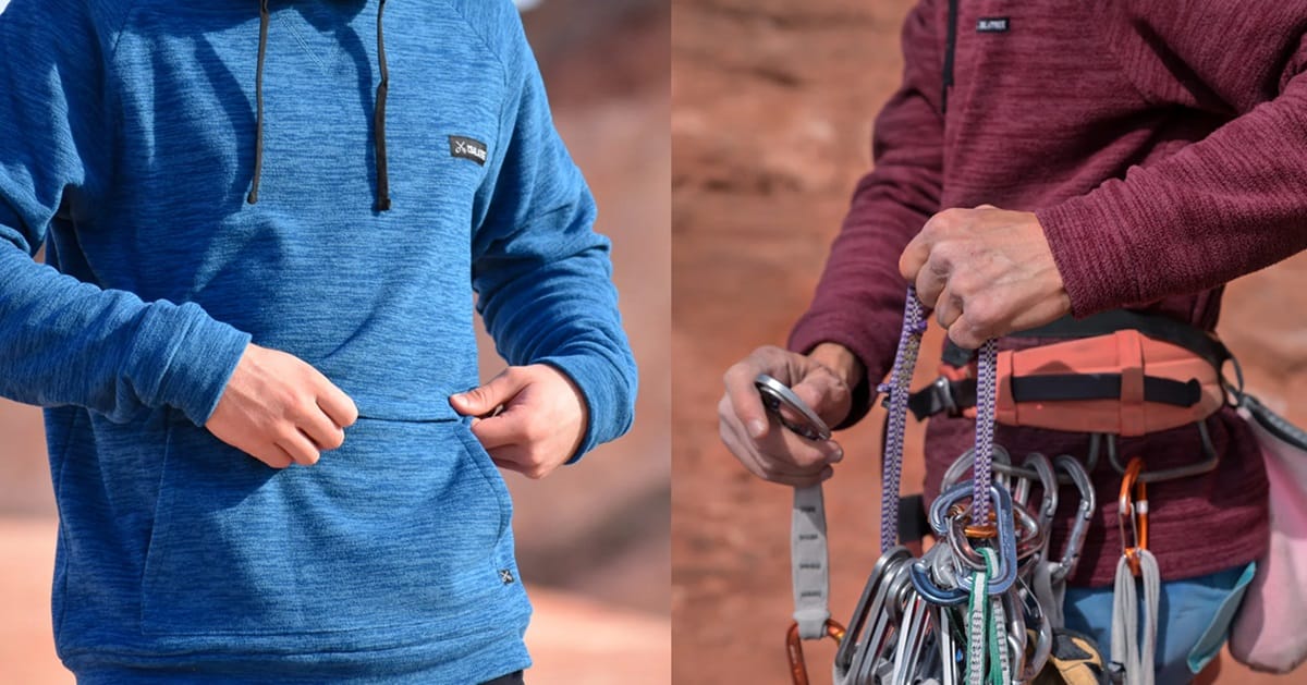 Traditional hoodies without zippers on their pockets can be frustrating. That’s where the Coalatree Evolution Hoodie steps in.