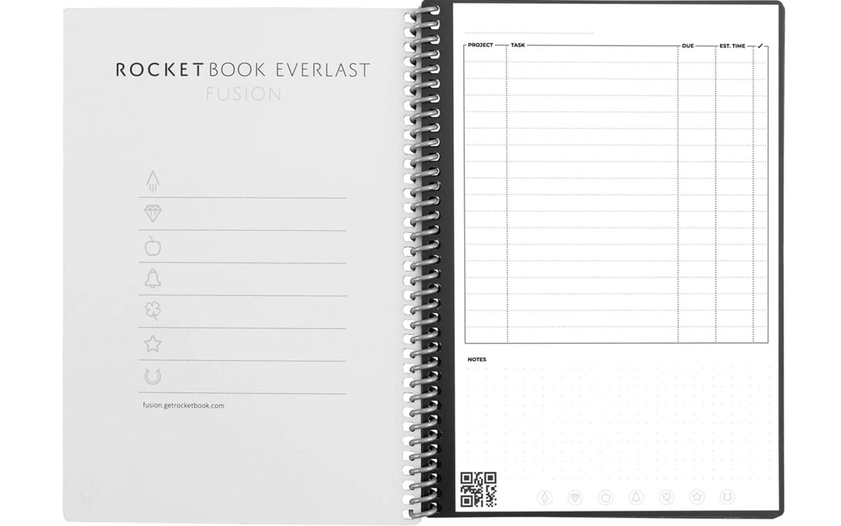 The Rocketbook reusable notebook is revolutionizing the way we take notes blending the classic feel of pen and paper with digital convenience