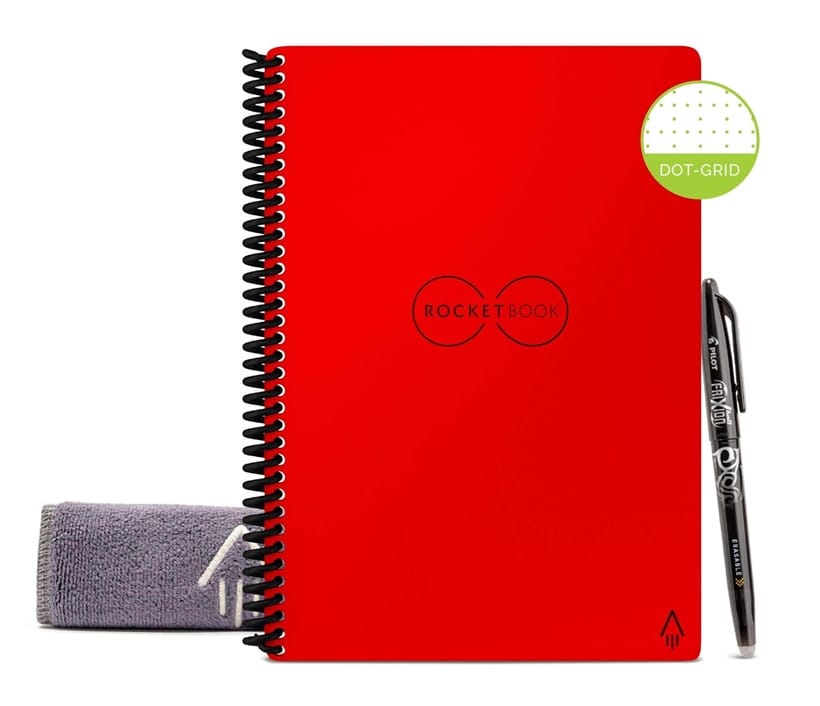 red notepad