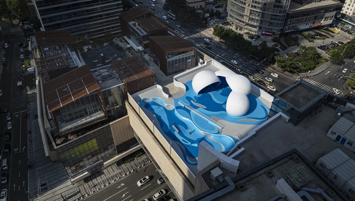 Within Beyond Studio has masterfully bridged the worlds of skateboarding and surfing with their innovative rooftop skatepark.