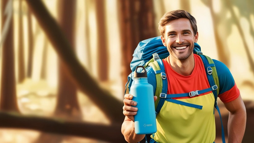 camping water bottle