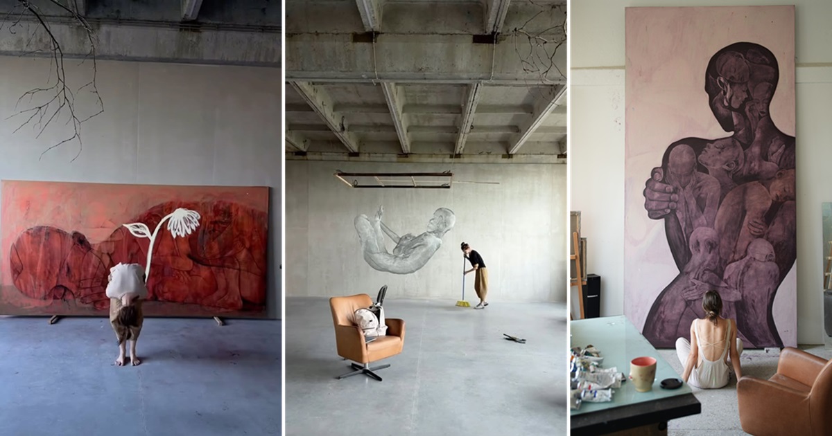 Pon Arsher is a self-taught Moldovan artist whose emotionally charged artworks have captivated global audiences through social media.