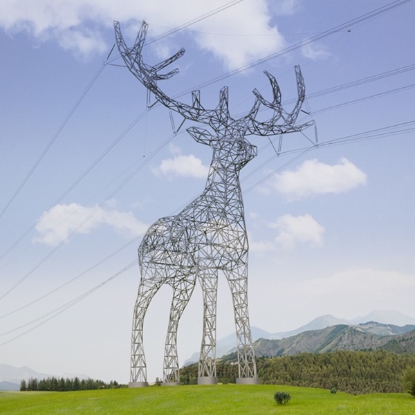Beyond their aesthetical appeal, these Austria power lines with animal-shaped sculptures aim to foster public appreciation for renewable energy expansion.