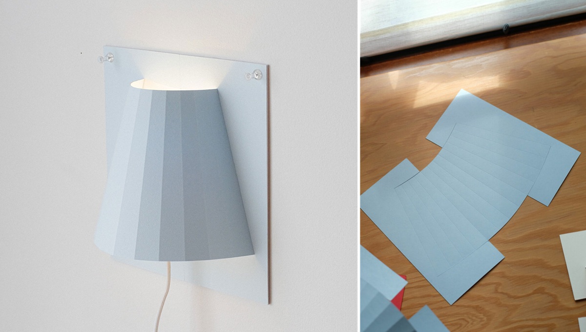 The innovative designer Maxwell Sims designed a perfect blend of modern design and practicality with the Pin Sconce lighting concept.